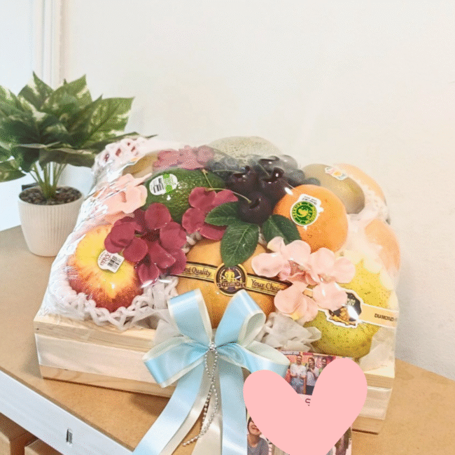 กระบะไม้ size m - Love You Mom