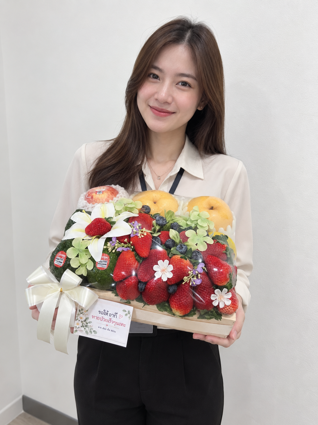 กะบะไม้เบอร์รี่ 13 นิ้ว ผลไม้รวม - Image 2